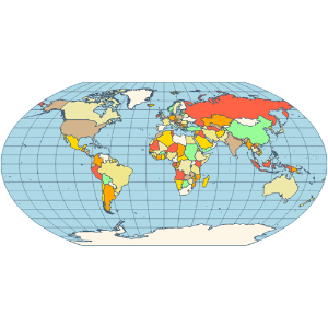 Map wagner vi projection
